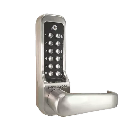 BORG BL7000 SS ECP Heavy Duty Easicode Pro Digital Lock With Lever Handle And No Latch