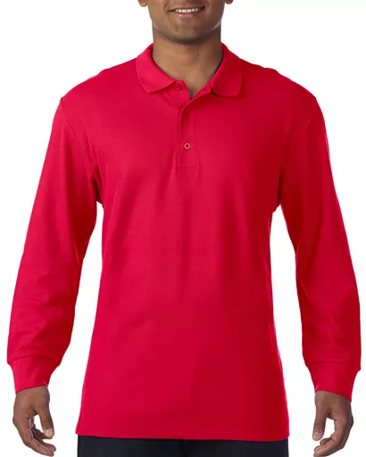 Premium Cotton® Adult Long Sleeve Double PiquÈ Polo