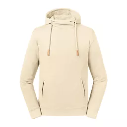 Unisex Organic High Collar Hooded Sweat