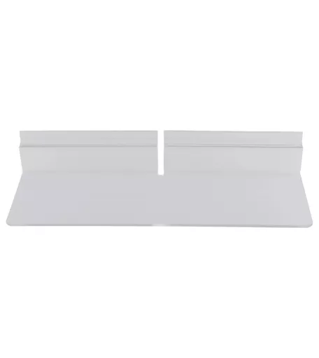 Clear Acrylic Slatwall Shelf - 30cm x 10cm