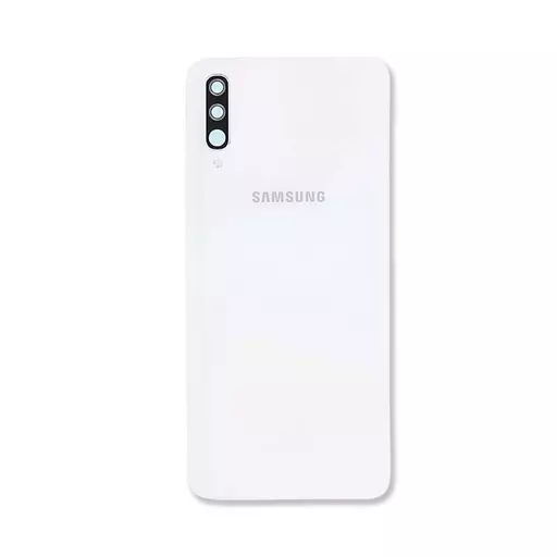 Back Cover w/ Camera Lens (Service Pack) (White) - For Galaxy A70 (A705)