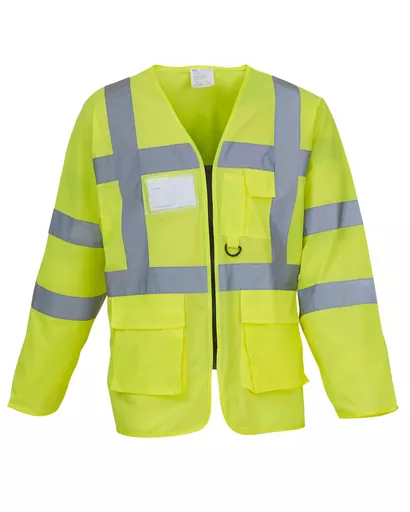 Hi-Vis Executive Long Sleeve Waistcoat