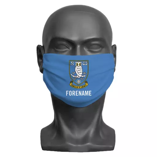 Sheffield Wednesday FC Crest Adult Face Mask (Medium)