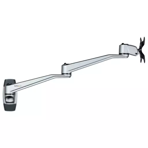 StarTech.com Wall Mount Monitor Arm - Articulating Ergonomic VESA Wall Mount Monitor Arm - 20" (52cm) Long - Single Display up to 34 inch - Swivel/Tilt/Rotate - Adjustable Screen Mount