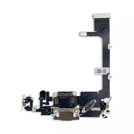 Charging Port Flex Cable (w/ Board) (Gold) (RECLAIMED) - For iPhone 11 Pro