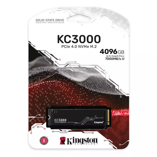 Kingston Technology KC3000 M.2 4.1 TB PCI Express 4.0 3D TLC NVMe