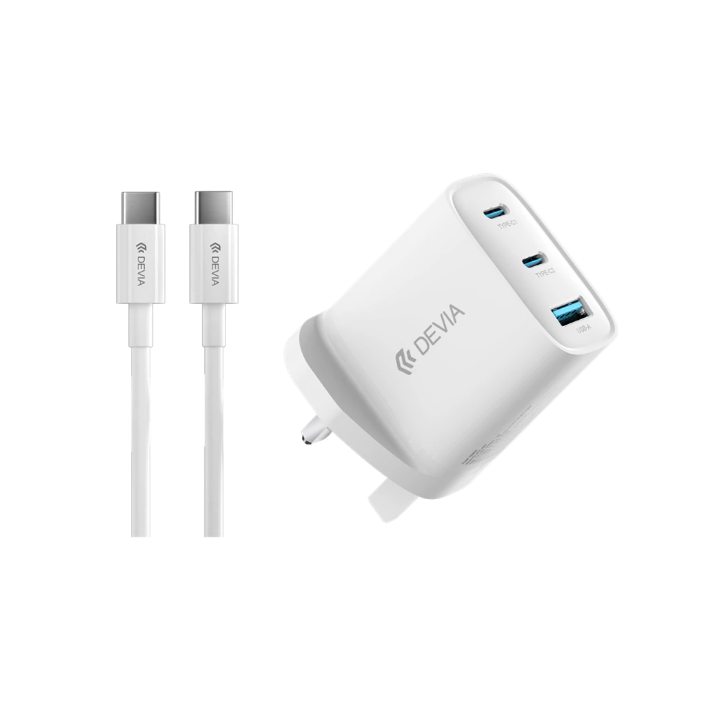 Devia 65W A+2C Charger Set Type C 2m Cable