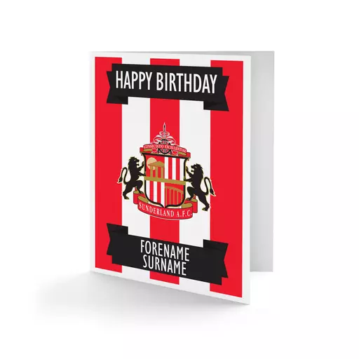Sunderland AFC Crest Birthday Card