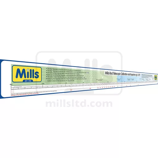 Mills Rod Telescopic Calibration and Inspection Jig Banner