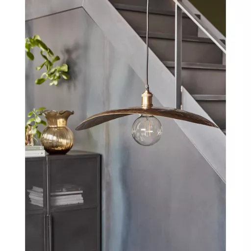 Lampshade, Hatt, Antique brass, Large