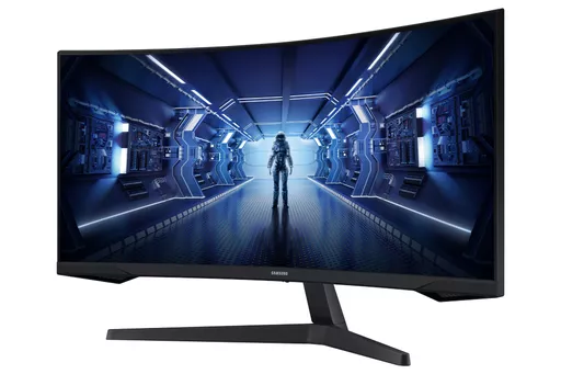 Samsung Odyssey G55T 86.4 cm (34") 3440 x 1440 pixels UltraWide Quad HD LED Black