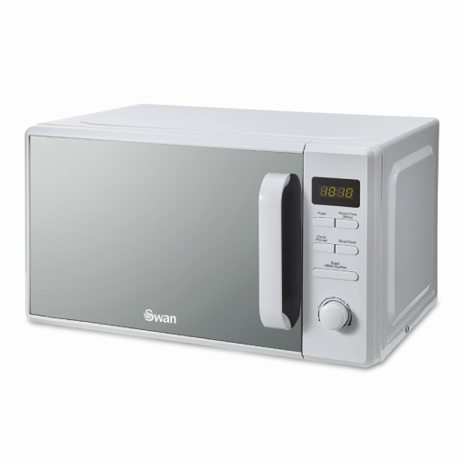 Swan White 20 Litre 800W Digital Microwave