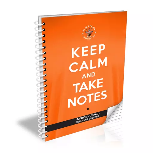 Blackpool FC Keep Calm Notebook