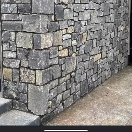 Natural Black and White Limestone 7