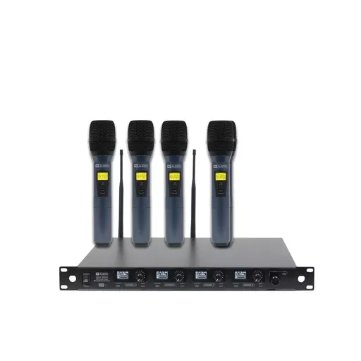 W Audio DQM800H Quad Handheld UHF System - CH70