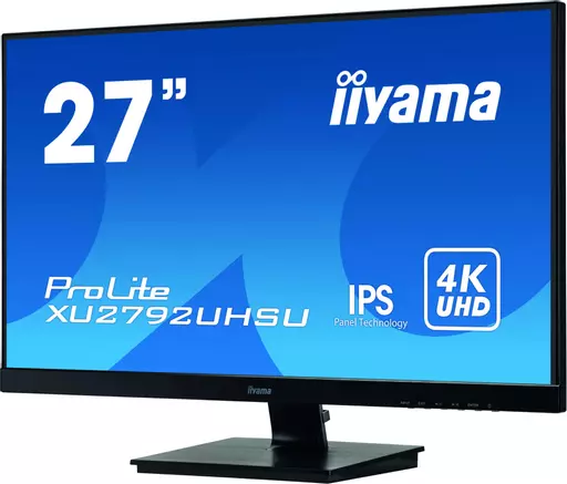 iiyama ProLite XU2792UHSU-B1 LED display 68.6 cm (27") 3840 x 2160 pixels 4K Ultra HD Black