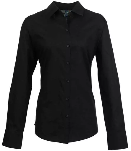 Premier Ladies Signature Long Sleeve Oxford Shirt