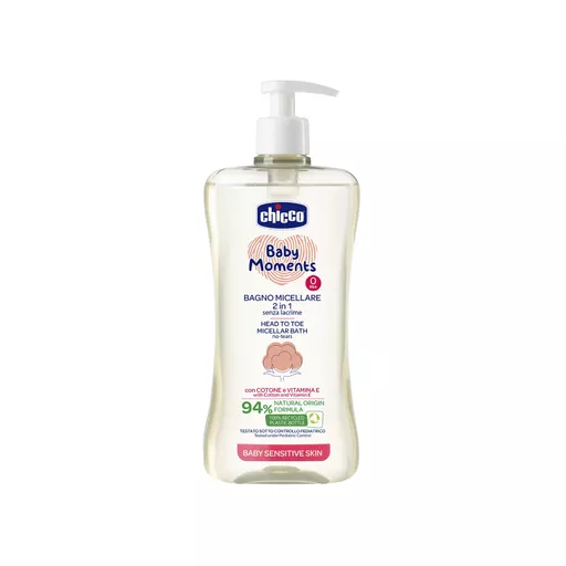Chicco Baby Moments Head to Toe Micellar Bath Wash