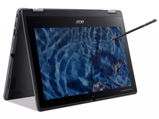 Acer Chromebook NX.AZGEK.002 notebook N4500 29.5 cm (11.6") Touchscreen HD Intel® Celeron® 4 GB LPDDR4x-SDRAM 64 GB eMMC Wi-Fi 6 (802.11ax) ChromeOS Black
