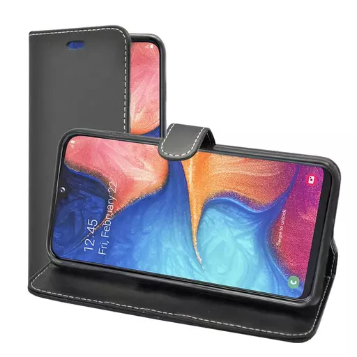 Wallet for Galaxy A20e - Black