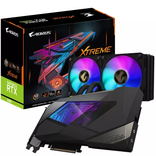 GIGABYTE AORUS GeForce RTX 3080 XTREME WATERFORCE 10G NVIDIA 10 GB GDDR6X