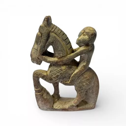 Mbigou Soapstone Horse and Rider