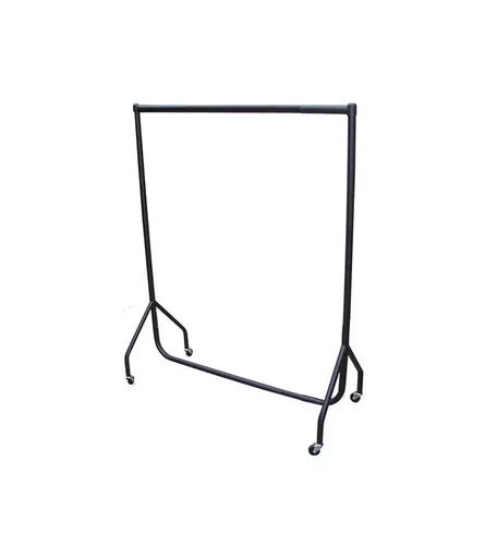 4ft Black Heavy Duty Clothes Rail