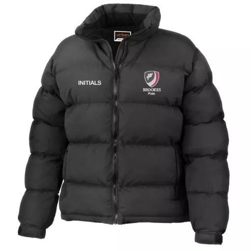 OxfordBrookesUniversity_Polo_WomensPuffaJacket_Black_Front.png
