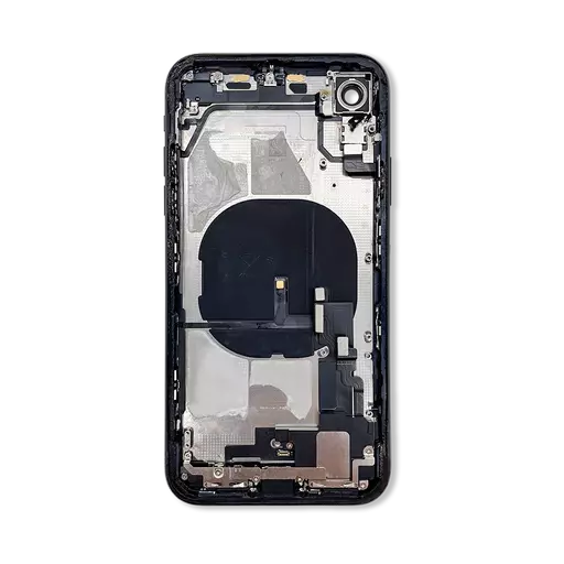 Back Housing With Internal Parts (RECLAIMED) (Grade C Minus) (Black) (No CE Mark) - For iPhone XR