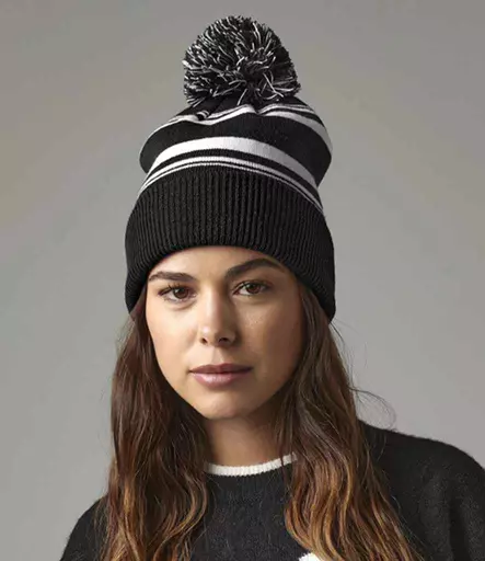 Beechfield Striped Fan Beanie