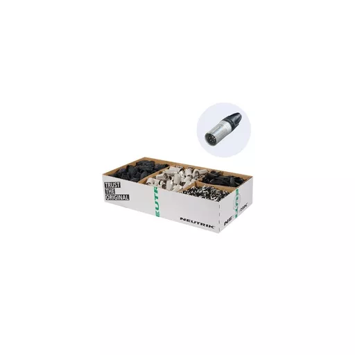 Neutrik NC5MXX-D 5 Pole Male XLR Cable Connector (x100)