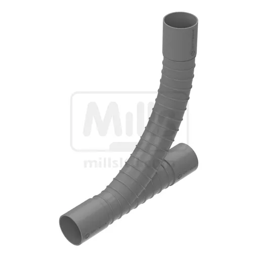 Y Branch PVC Grey 53.9mm OD (Duct Tee 56 / 56)