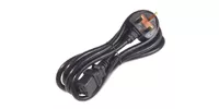 APC Pwr Cord, 16A, 200-240V, C19 to UK Plug Black 2 m