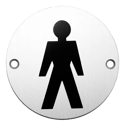 ASEC Aluminium Metal Toilet Door Sign