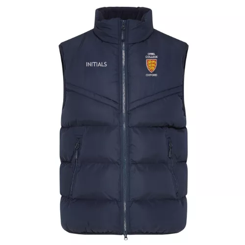 Oriel College Chevron Puffer Gilet