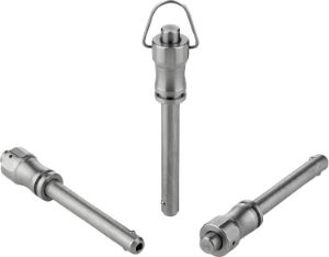 K0790 - Ball Lock Pins Self-Locking In Stainless Steel
