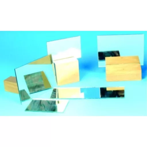 Mirror Plane Glass Unmounted 75x 25