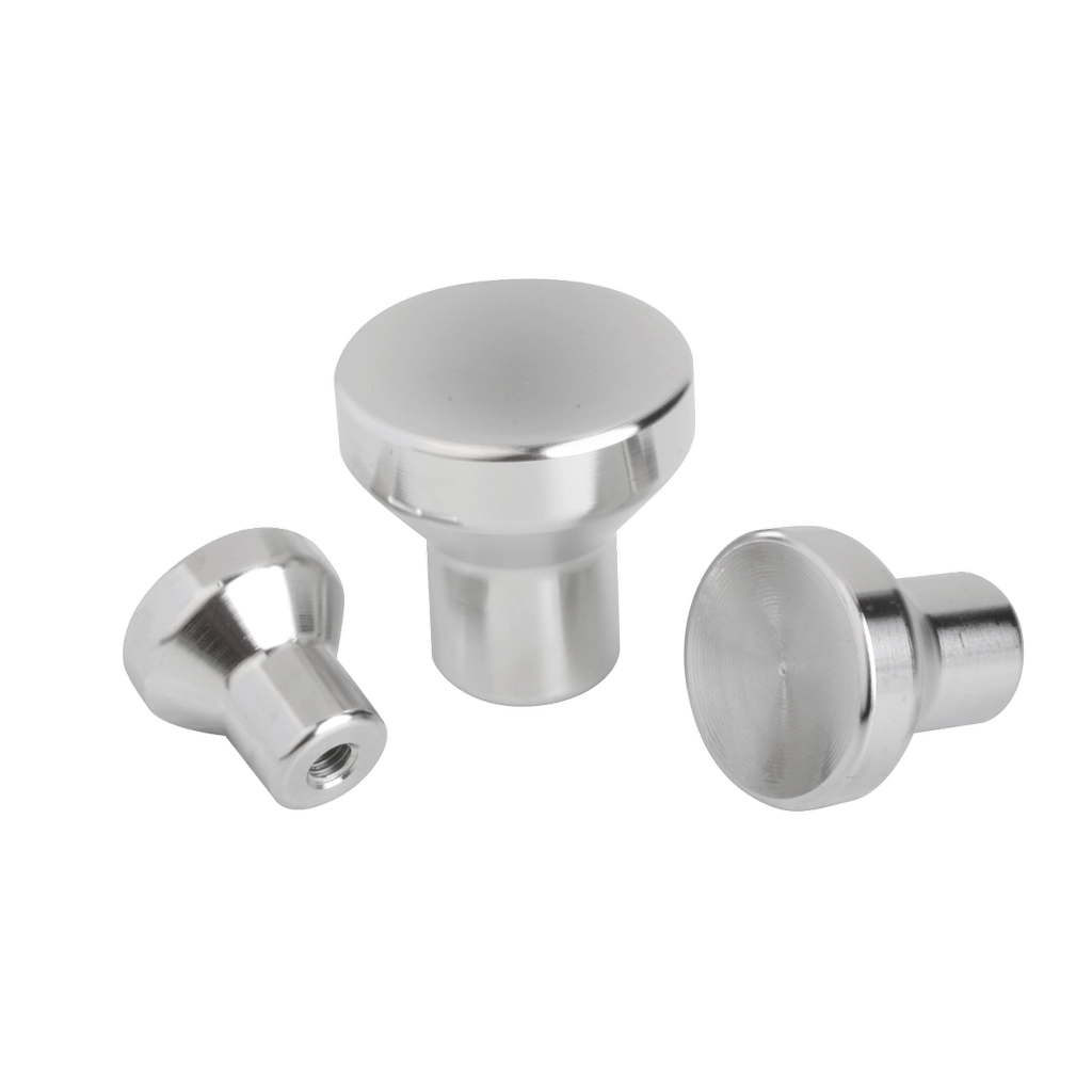 K0250 Inch - Mushroom Knobs In Stainless Steel