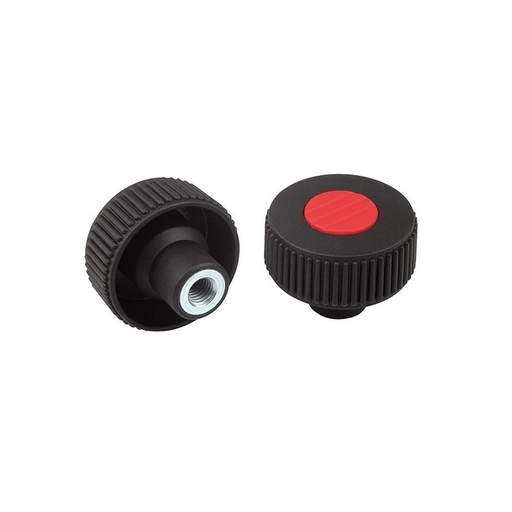K0260 Knurled Knobs With Cap Form K Size M5-M12
