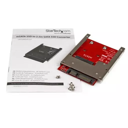 StarTech.com mSATA SSD to 2.5in SATA Adapter Converter