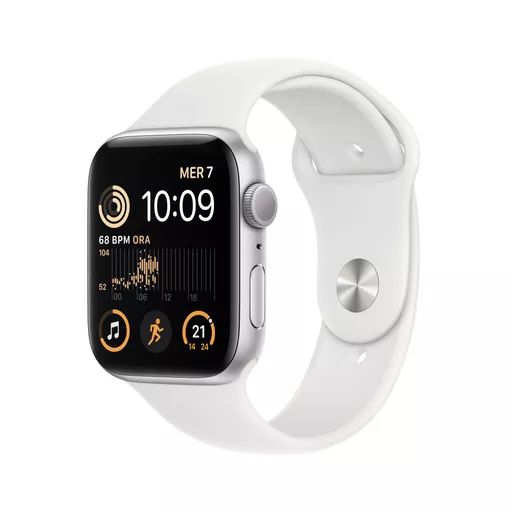 Apple Watch SE OLED 44 mm Silver GPS (satellite)