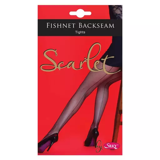 scarlet backseam fishnet tights sexy hosiery pantyhose 
