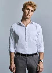 Men's Long Sleeve Tailored Coolmax® Shirt