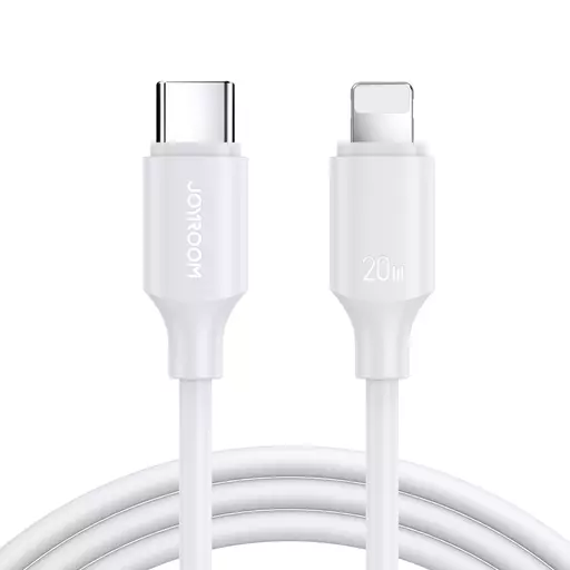 Joyroom - 25cm (20W) USB-C to Non-MFi Lightning Cable - White
