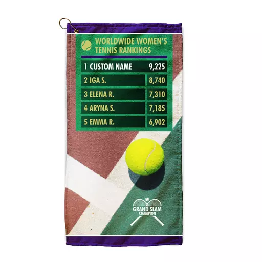 Tennis Women's Grand Slam Golf Towel