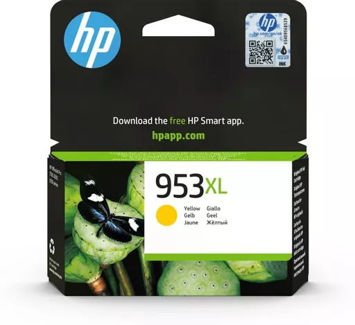 HP F6U18AE/953XL Ink cartridge yellow high-capacity, 1.45K pages 18ml for HP OfficeJet Pro 7700/8210/8710