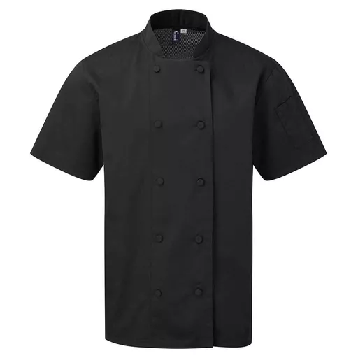 Premier Coolchecker Short Sleeve Chef's Jacket