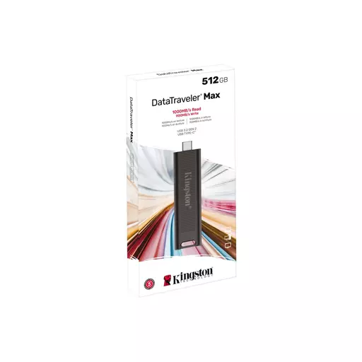 Kingston Technology DataTraveler Max USB flash drive 512 GB USB Type-C Black