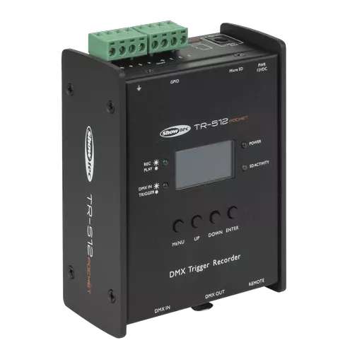 Showtec TR-512 Pocket Compact DMX Trigger Recorder