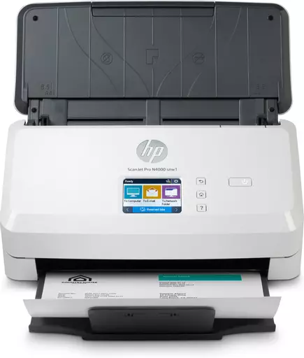 HP Scanjet Pro N4000 snw1 Sheet-feed Scanner Sheet-fed scanner 600 x 600 DPI A4 Black, White